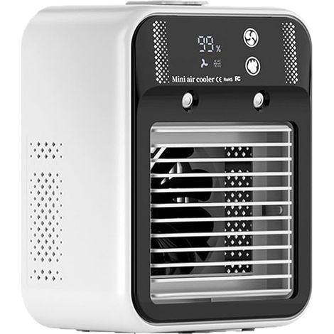 Générique Climatiseur Mobile Silencieux, Rafraîchisseur d'air Portable 500ml, Mini Climatiseur, Climatiseur Mobile sans Évacuation, Climatiseur Portable adapté à la Maison, au Bureau et au Camping (1/5)