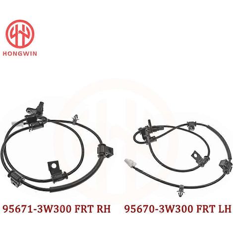 Capteur de vitesse de roue ABS avant gauche/droite pour Kia Sportage 2011-2016 2.0L 2.4L L4 3.3L V6 95670-3W300 95671-3W300 ALS2211 ALS2044 (Avant gauche/droite) (1/5)