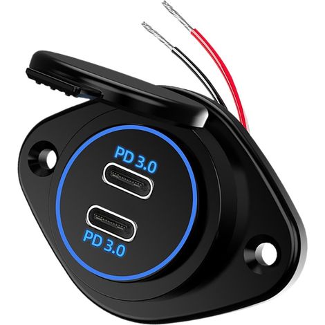 Charge rapide - Adaptateur de charge rapide, prise en charge USB Power Delivery, technologie Smart Chip, chargeur mural compact  Bloc d'alimentation haute vitesse efficace avec (1/5)