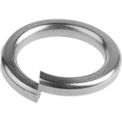 Rondelle grower RS PRO Acier Inoxydable 12.2mm x 18mm x 2.5mm A2 304 Brut ( Prix pour Sachet de 100 )
