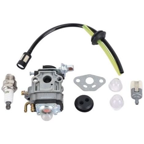 Kit de carburateur de tondeuse à gazon, ligne de filtre de bougie d'allumage pour TH23 TH26 TH34 23CC 25CC 26CC 33CC 35CC (1/5)