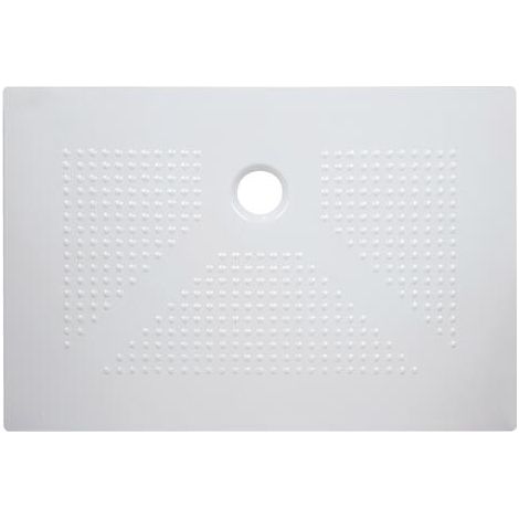 Receveur de douche céramique ultra-plat 3,5 cm blanc 80x120cm (1/2)