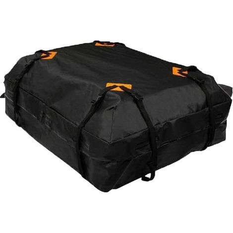 420D Coffre de toit pour voiture, sac de toit étanche et anti-poussière, sac de toit pour voiture 425 L, sac de rangement pliable pour bagages sur le toit de la voiture, 112 x 87 x 44 cm (1/4)