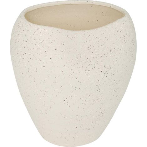 Vase Design en Céramique "Sien" 29cm Blanc