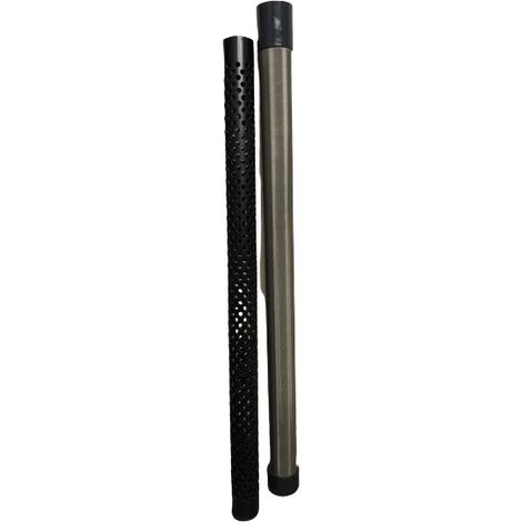 Crépine inox anti-sable 100 cm – Filtration 130 microns – Pour puit foré diamètre 80 mm – Raccord PVC par collage