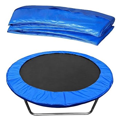 Trampoline cover diameter 244 cm 305 cm 366 cm frame padding UV-resistant waterproof universal cover for springs (1/5)
