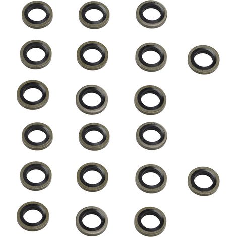 Joint torique d'étanchéité pour raccord banjo de carburant 8 mm, lot de 20, compatible Dodge Ram 2500 3500 Cummins, réf. 3918188 (1/5)