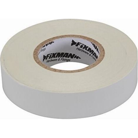 FIXMAN Nastro isolante 19 mm x 33 m Bianco (1/2)