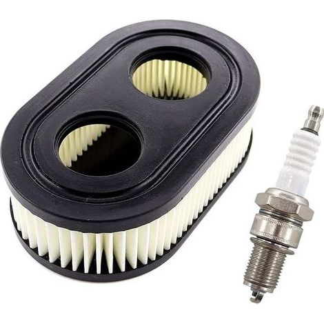 MCHNIC Filtre à air et bougie d'allumage pour moteurs Briggs & Stratton 550E 550EX Eco-Plus 575EX 625EX 625EXI 675EX 675EXI 675IS 725EX 725EXI Series Remplace le numéro de pièce 798452 798339 593260 (1/5)