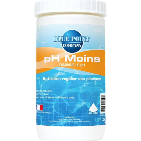 Ph Moins Poudre Piscine 1.5kg Régulateur Ph Piscine En Poudre - Blue Point Company (1/5)