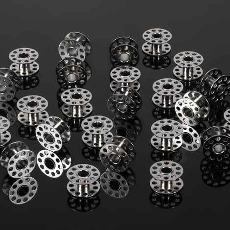 25 Pcs machine a coudre accessoires,couture accessoires,canette machine a coudre,adapté pour les machines à coudre à bobine. (métal) (1/5)