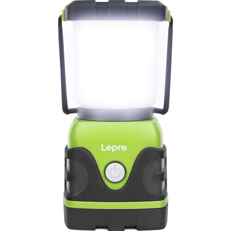 Lampe Camping Pile 1500 lm IPX4, 4 Modes Dimmable, IPX4 Etanche (1/5)