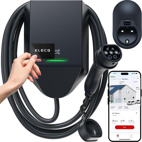 Wallbox 7kw Type 2 Single Phase APP Charging Station Dynamic Shedding (1/5)
