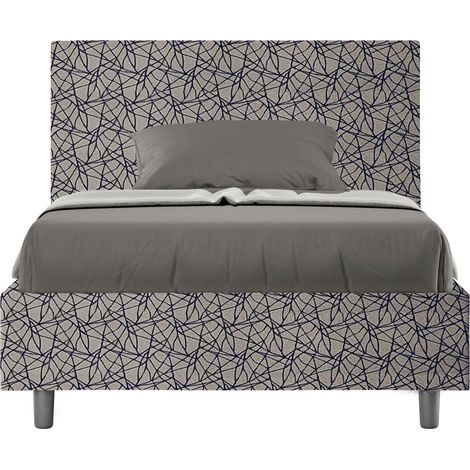 Letto 1 Piazza e Mezzo 120x210 cm Senza Rete Adele Era 09 Blu (1/5)