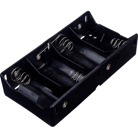 TRU COMPONENTS BH-143D Batteriehalter 4x Mono (D) Lötanschluss