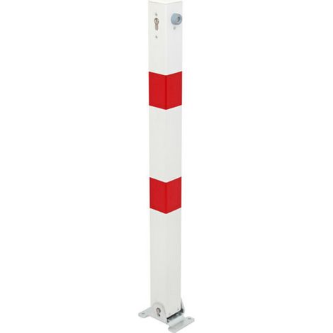 GAH Alberts Absperrpfosten KLAPPY 70x70 mm Zyl. Aufschr. (1/3)