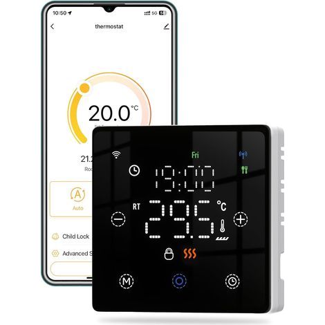 Tuya 2-Wire Programmable Zigbee Thermostat for Gas Heating with Voice Control (1/5)