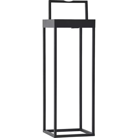 [GEBRAUCHT] B-Ware Lucande Solarleuchte Gartenlampe Led Außenleuchte Schwarz Aluminium Lynzy 58 Cm