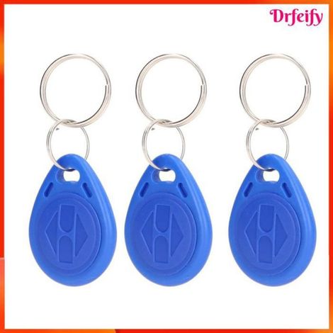 Porte-clés RFID - - Jeton 125kHz - Lecture seule - N° unique 10 chiffres - Portée 0-10 cm (1/5)