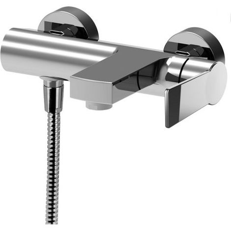 Miscelatore esterno per vasca senza doccino Nero Opaco Paffoni serie Tango TA022NO  Ottone - Nero opaco