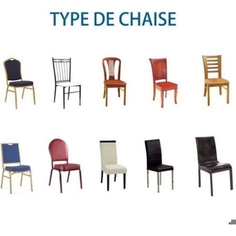 Housse Chaise Extensible 6 pcs – Élastique, Bleu Foncé, Déco Mariage & Salle à Manger (1/4)