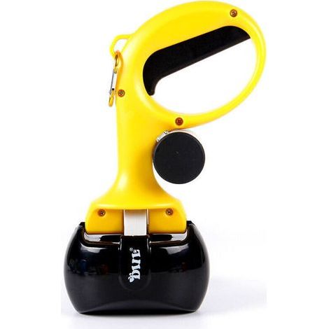 Pelle Ramasse-Crottes pour Chiens, Pelle à Déjections Canines Portable pour Grands et Petits Chiens, Nettoyeur de Déjections Canines avec Distributeur de Sac (1/4)