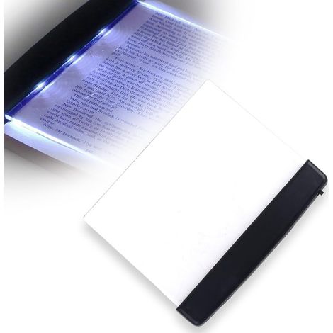 Lampe de Livre LED Plate Sans Fil – Marque-Page Lumineux pour Lecture au Lit, Lumière Douce et Homogène (1/5)