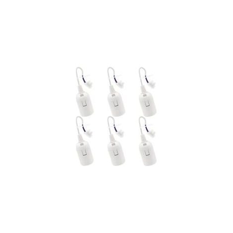 6 PCS Douille de Lampe E27 Support d'ampoule E27 rénovation Douille Blanc Douille de Bâtiment avec Câble Douille de Chantier 4A 250V Base de Lumière Douille de Suspension (max.60W) (1/4)