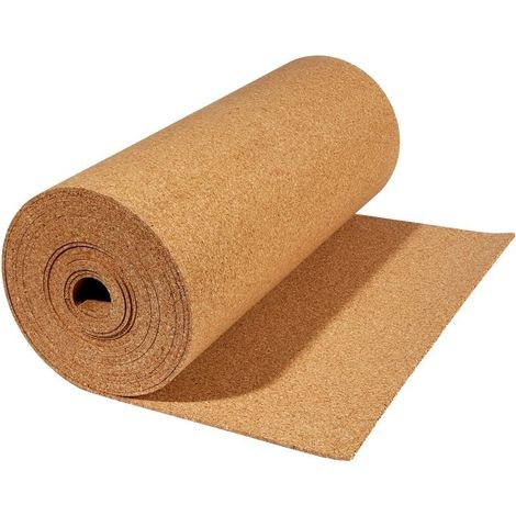 Rouleau de liège pressé ultra haute densité 235kg/m2 Format 1mx10m – Ep8mm - rouleau(x) de 10m²
