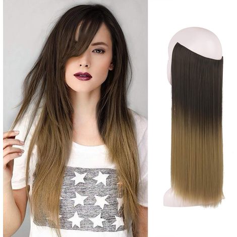 Extension per capelli sintetici lisci effetto ombré, 46 cm (1/5)