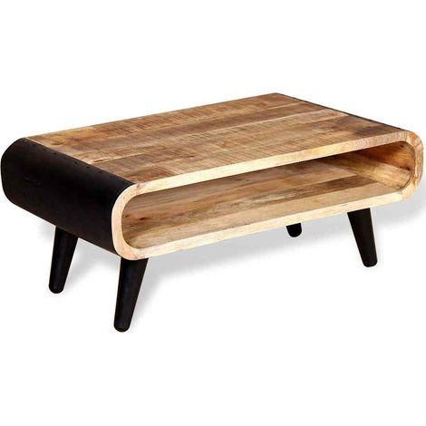 Couchtisch Raues Mangoholz 90x55x39 cm