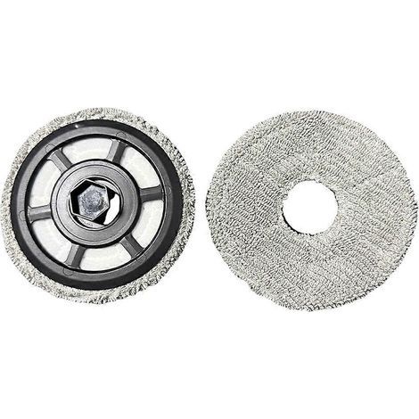 Kit serpillière Roomba 415X/415 Combo - 2 plateaux TPE + 4 lingettes lavables, installation facile, compatible bac à eau (1/5)