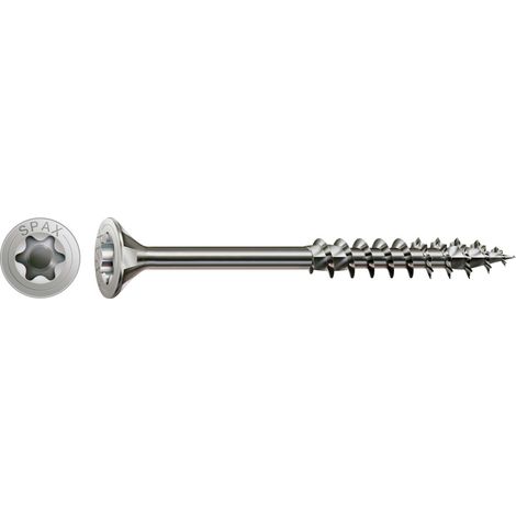 SPAX 0197000801605 Holzschraube 8 mm 160 mm T-STAR plus Edelstahl A2 50 St.