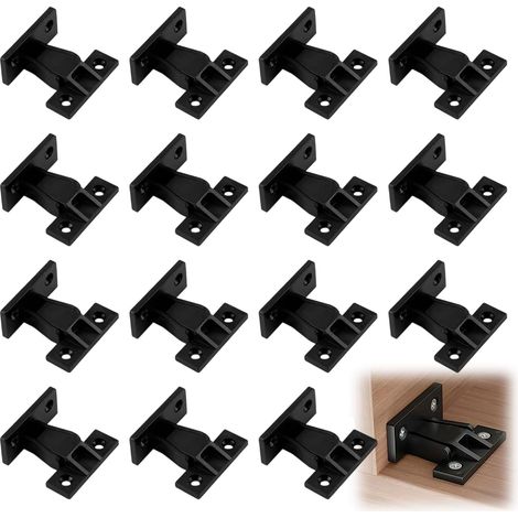 Set of 15 pair of clips of plinthe characters in plastic ABS for panels of bathtub, fastening of plinthe, suitable for cabinets and various furniture (1/5)