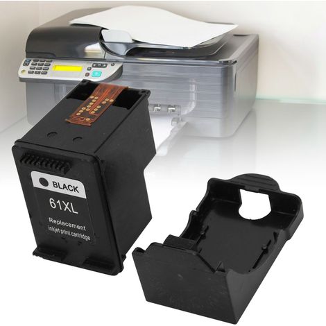 Cartouche d'encre HP 61 XL compatible pour imprimantes HP 1000 1050 2000, avec capuchon de protection buse. (1/5)