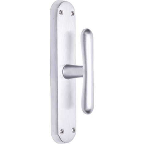 Sacar Martellina in Ottone Satinato Cromato - 188x37 mm