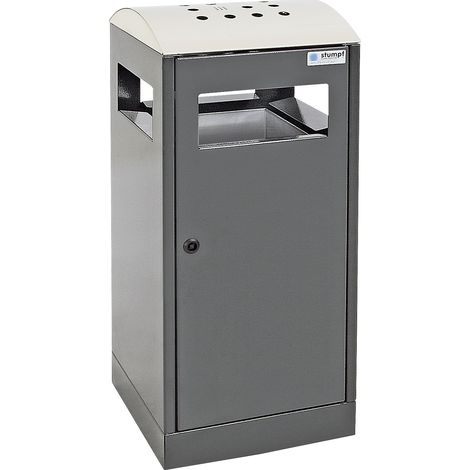 Stumpf Tri Sélectif A³-AA gris anthracite/acier inoxydable bac intérieur 40l - 650-040-0-1-100 (1/5)