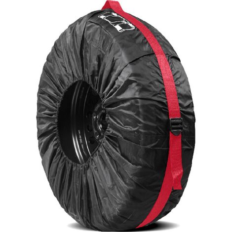 Housse de pneu de secours imperméable et résistante pour voitures, SUV, fourgonnettes et camionnettes, compatible avec les pneus de 13 à 18 pouces.