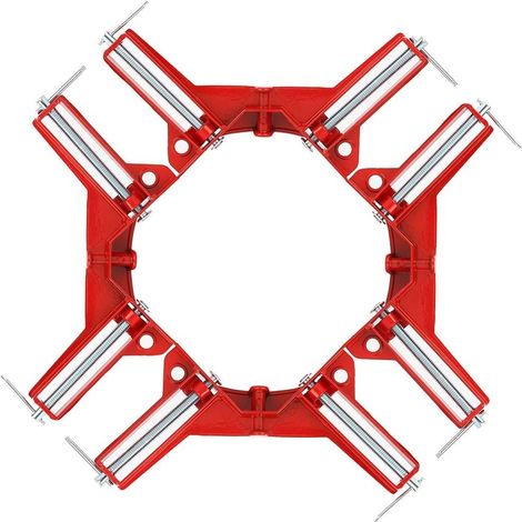 Angle droit pour la fabrication de cadres pour cadres de porte-outils pour menuiserie (90 Degree 75mm / 3 inch) GROOFOO (1/5)