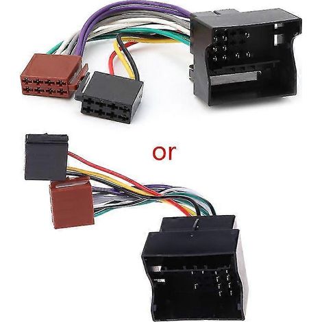 Adaptateur de connecteur de câble de connexion ISO pour autoradio KINCJON, compatible avec les modèles 207, 307 et 407. (1/5)