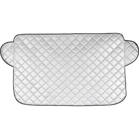 Lntyq Couverture de Pare Brise,Couverture Pare-Brise Voiture,Couverture Pare-Brise Voiture,Protection Solaire pour Pare-Brise de Voiture,Protection Pare Brise Voiture,Protege Pare Brise Soleil,Argent (1/5)
