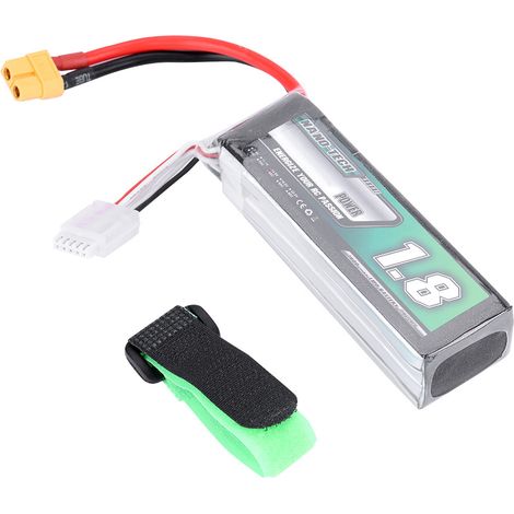 Batterie Lithium 14.8V 45C 1800 mAh Rechargeable pour Modèle Télécommandé avec Connecteur XT60 (1/5)