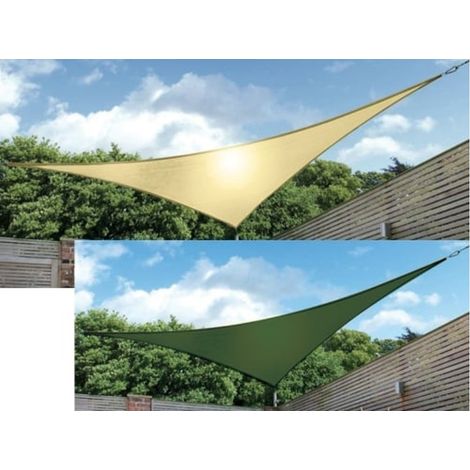 VELE OMBRA TRIANGOLARE MT.3X3X3 VERDE