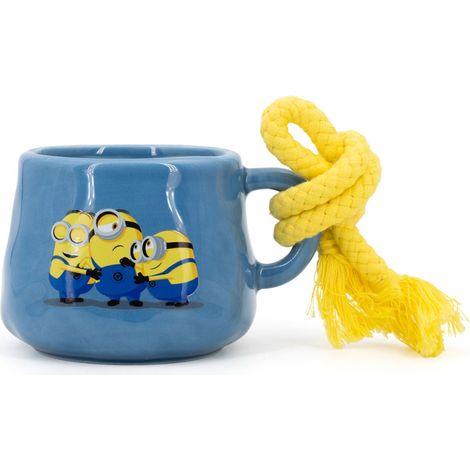 Minions duftkerze in keramiktasse - fruchtig blumiger duft