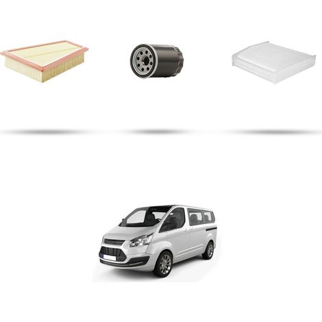 Kit tagliando 3 filtri compatibile con Ford Tourneo Custom 1.0 EcoBoost PHEV 92kw dal 2020 (1/4)
