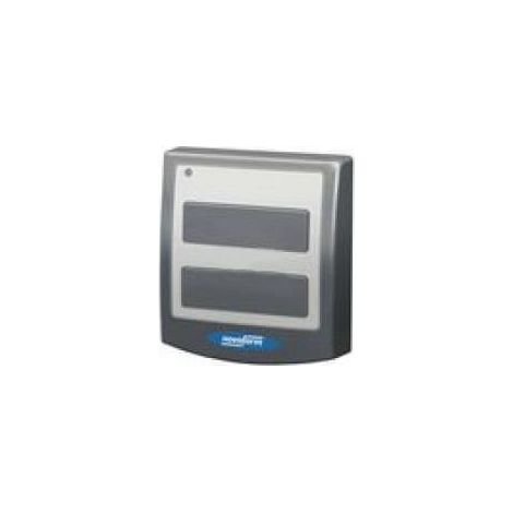 Bouton poussoir radio pour porte de garage – Alimentation 230V – Tension 12V – Mode de pose encastré – 2 boutons de commande – Novoferm