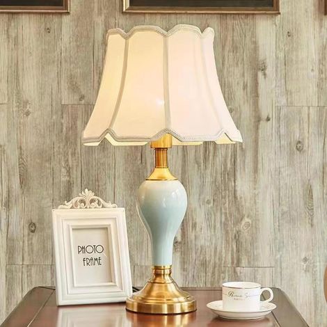 Lampes de Table Chevet Chambre H55CM x W30CM, CeramiqueVert - Européen