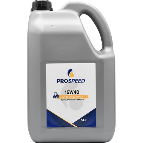 Olio Lubrificante per Macchine Agricole 15W40 Tipo Stou Prospeed 4 Pezzi