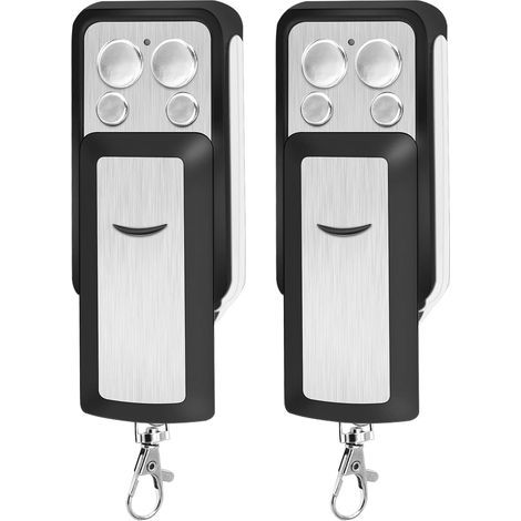 Lot de 2 télécommandes compatibles avec les modèles 4020 TX03-868-4, 4026 TX03-868-2, 4020V000 et 4026V000 pour portes de garage Bip Gate. Émetteurs portatifs de remplacement. Télécommande sans fil