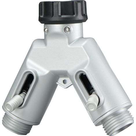 Doppio distributore d'acqua, alluminio, XTR, stalco garden, PER irrigazione